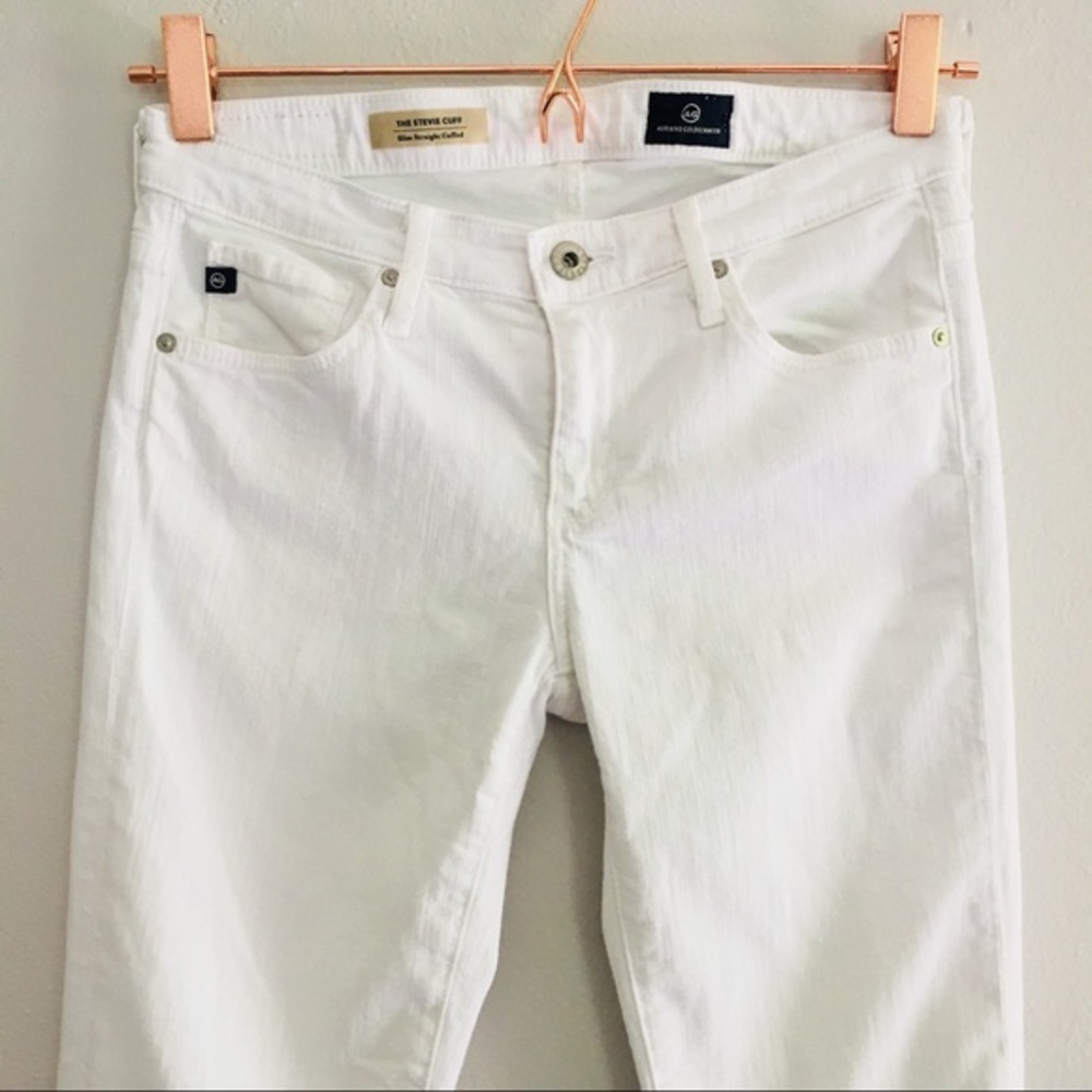 AG denim white jeans